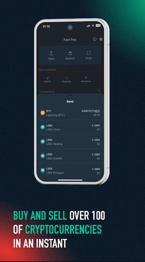Buy and sell over 100 cryptocurrencies